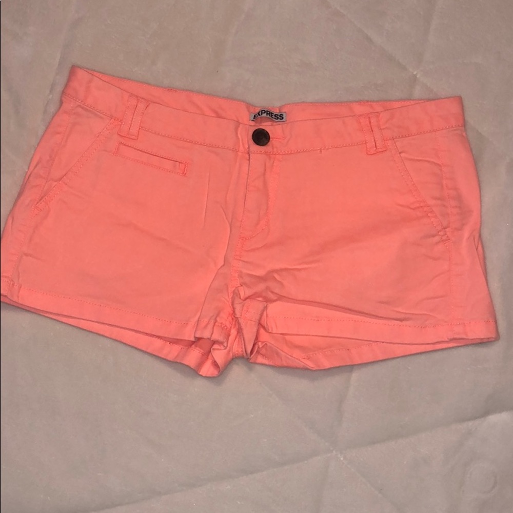 Express Shorts- Hot Orange Size 10